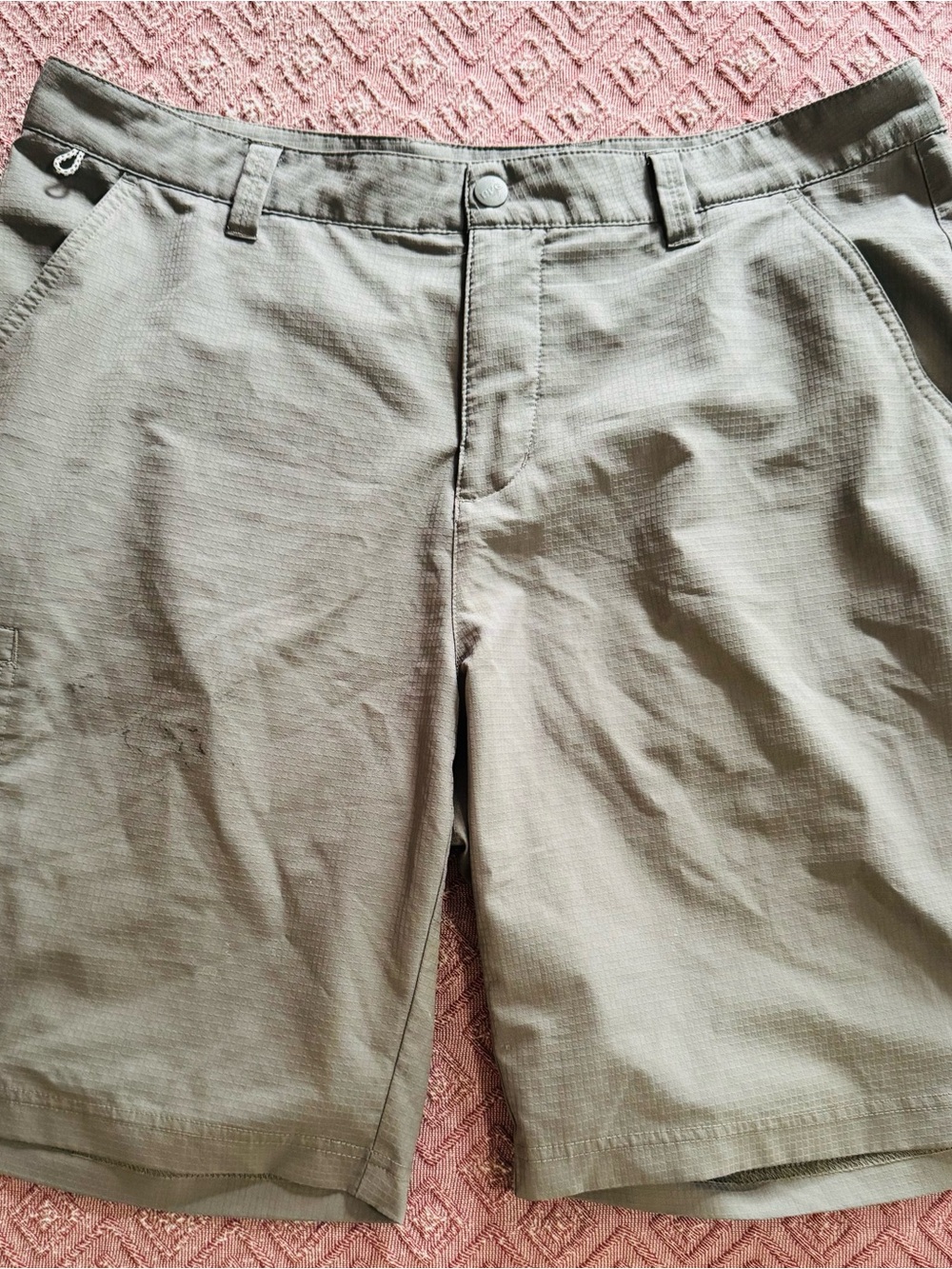 Columbia Men's Casual Ripstop Shorts in Grey Size 36
